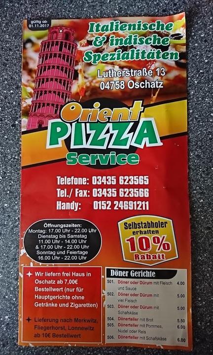 Orient Pizza Service